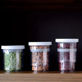 Press Seal Airtight Food Storage Canister Set